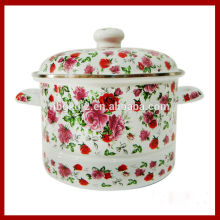 Cast iron competitive enamel cookware steamer